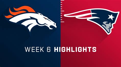 Denver Broncos vs. New England Patriots highlights | Week 6