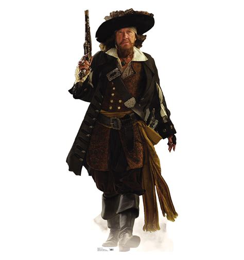 Life-size Captain Barbossa Cardboard Standup