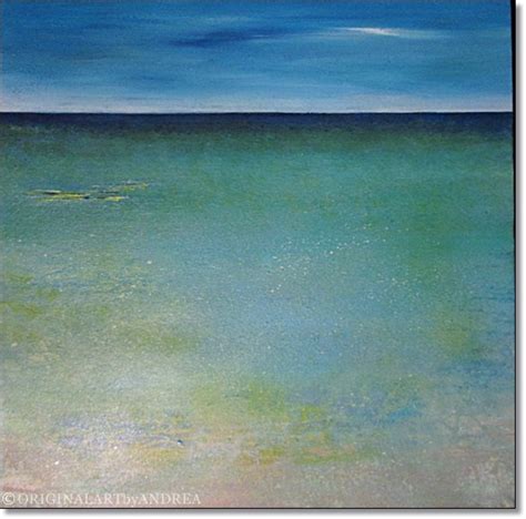 Acrylic Painting Abstract Seascape Wall Art Home Decor Contemporary ...