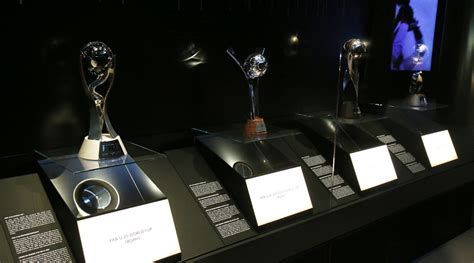 The competitions represented by the newly displayed trophies and medals - FIFA Museum (english)