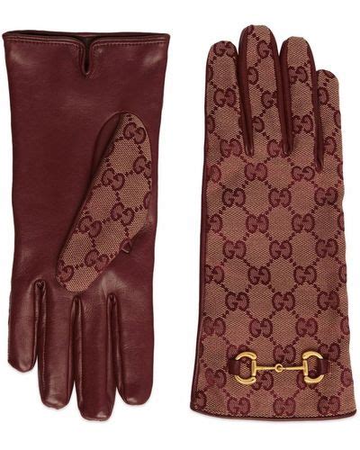 Brown Gucci Gloves for Men | Lyst