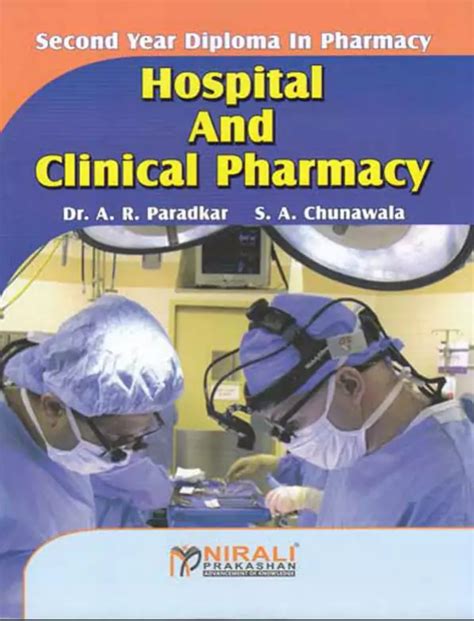 [PDF] Hospital and Clinical Pharmacy PDF - Panot Book