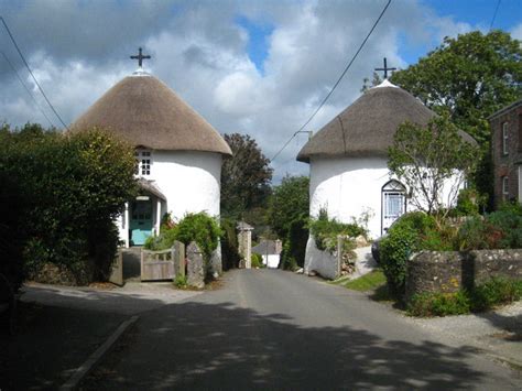 Veryan round houses © Rod Allday :: Geograph Britain and Ireland