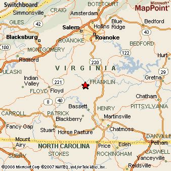 Ferrum, Virginia Area Map & More