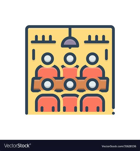 Meeting room Royalty Free Vector Image - VectorStock