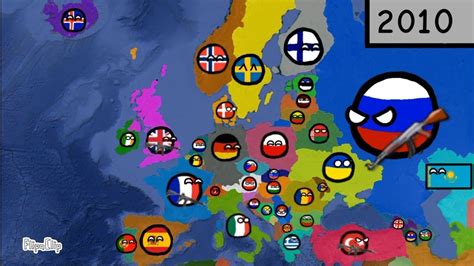 History of Europe using Google Maps (1900-2022) Countryballs - YouTube