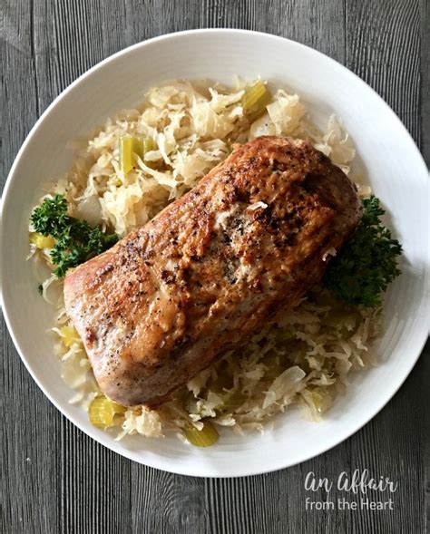 Pork Roast & Sauerkraut Recipe Baked in the Oven, Perfect Every Time