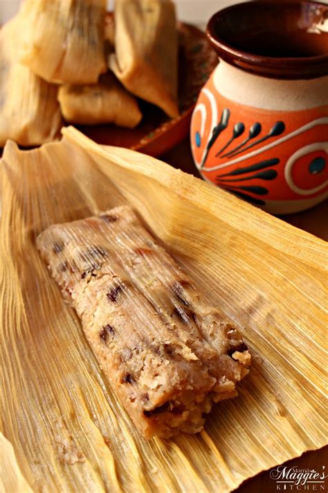 Tamales Dulces (Sweet Tamales) unwrapped but still in the corn husk ...