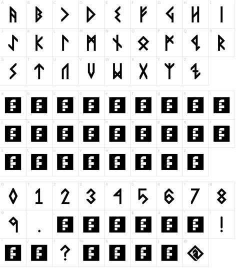 Viking Middle Runes Font Download