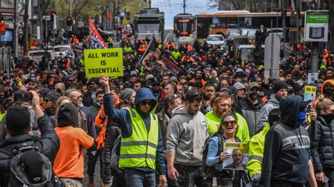 Melbourne Protesters Rally Against Coronavirus Restrictions