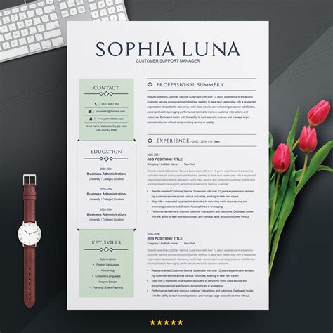 Resume Template 2024 Free Download Doc - Lucky Roberta