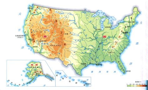 美国地形图 - 高清美国地形图_世界地图_初高中地理网 silverbureau.ma