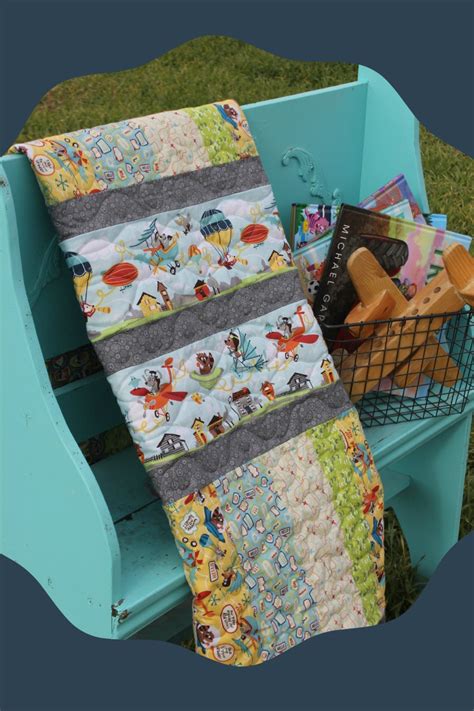 Up Up and AWAY PRE-CUT Quilt Kit Little Flyers from