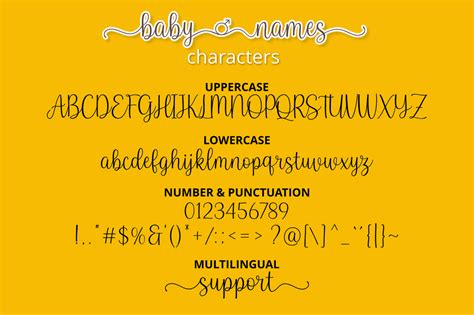 Baby Names Font · 1001 Fonts