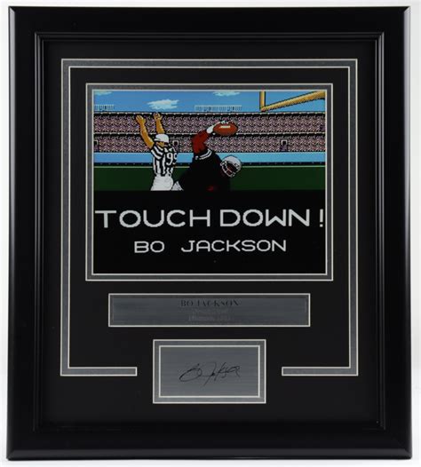 Bo Jackson "Tecmo Bowl" 24x26 Custom Framed Photo Display | Pristine ...