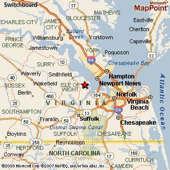 Where is Carrollton, Virginia? see area map & more