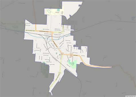 Map of New Lexington village