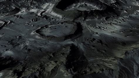 Moon surface with many craters 5515227 Stock Video at Vecteezy