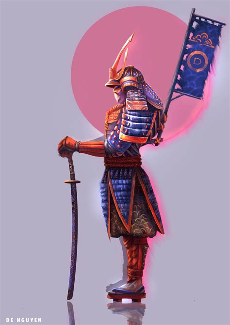 SAMURAI, De Nguyen | Samurai illustration, Samurai art, Samurai concept