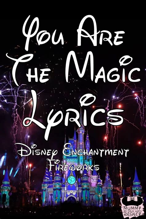 You Are The Magic Lyrics - Disney 50th Anniversary Enchantment ...