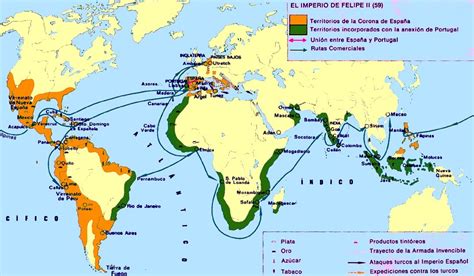 Kappo Storias: Mapa: El Imperio de Felipe II