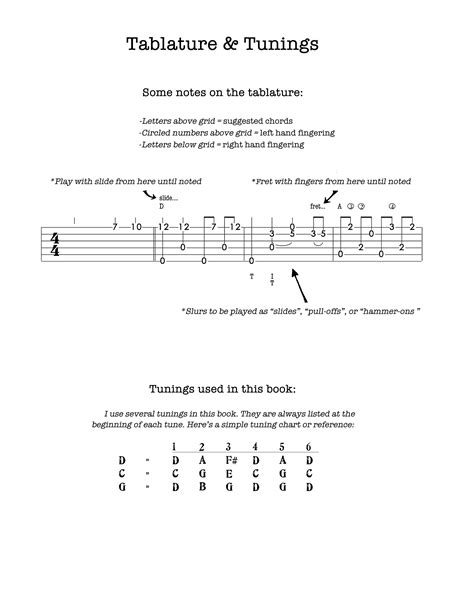 Fingerstyle & Slide Guitar Book (digital copy) — Tony Furtado