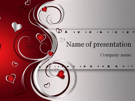 Valentines Day PowerPoint Template & Background for Presentation ...