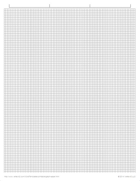 Printable Graph Paper Templates for Word