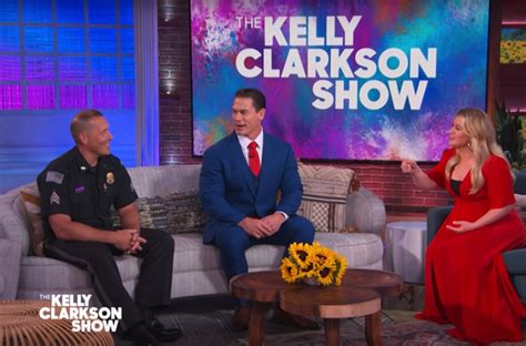 John Cena and Brother, North Shore Police Officer Dan Cena, on the Kelly Clarkson Show ...