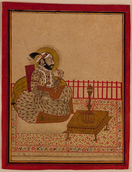 Attributed to the Stipple Master | Maharana Amar Singh II of Mewar ...