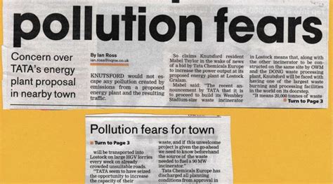 Knutsford Guardian picks up the story | Cheshire Anti Incinerator Network - [CHAIN]