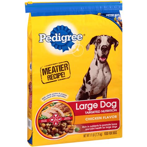 Pedigree Large Breed Dry Dog Food 17.00 lb