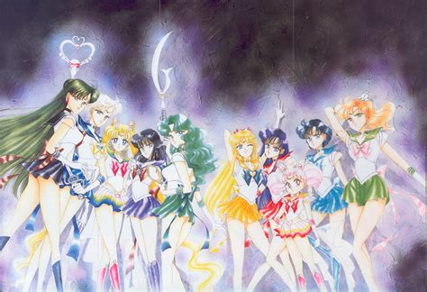 S Sailor Scouts Wallpaper (Manga Art) : sailormoon