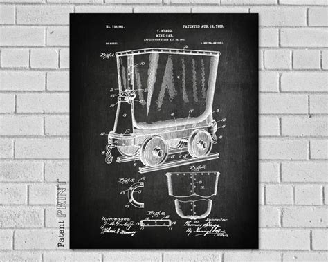 Mining Poster, Mining Wall Art, Mining Print, Mine Blueprint,coal Mine,mine Decor,mining Gifts ...