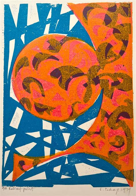 Erich Pehap “Oranž ja sinine”, 1979 – Allee galerii