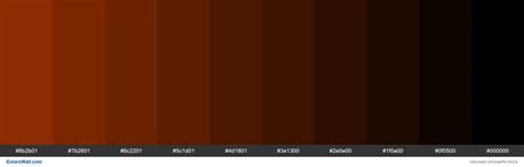 Shades XKCD Color auburn #9a3001 hex | Hex colors, Hex color palette, Color coding