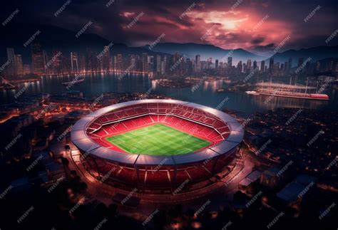 Premium AI Image | REALISTIC 4K STADIUM PHOTO