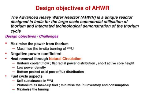 PPT - Advanced Heavy Water Reactor PowerPoint Presentation, free ...