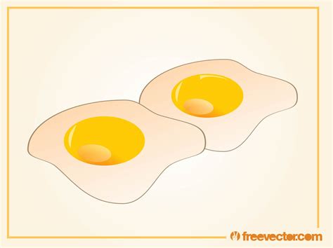 Sunny Side Up Eggs Vector Art & Graphics | freevector.com