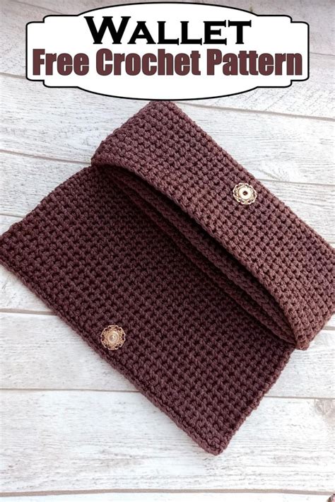 15 Free Crochet Wallet Patterns - Videos Tutorials