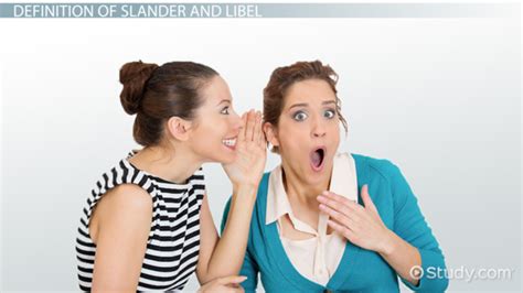 What Is Slander & Libel? - Definition, Laws & Examples - Video & Lesson Transcript | Study.com