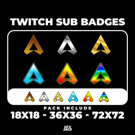 Twitch Subscriber Badges