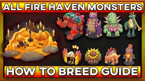 How To Breed ALL FIRE HAVEN MONSTERS (Tring, Repatillo, Floogull, Baarb ...