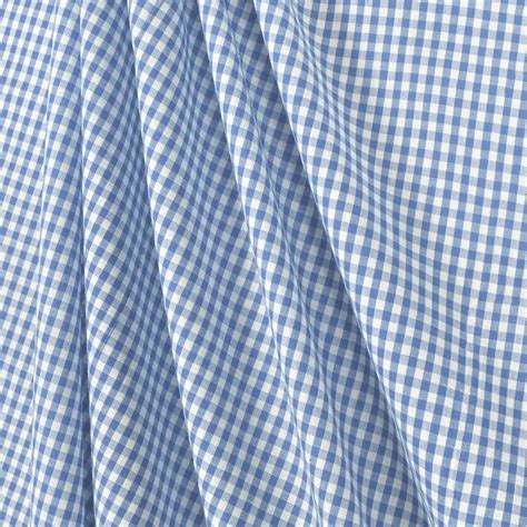 1/8" Blue Gingham Fabric | OnlineFabricStore