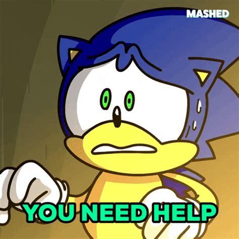 Stop It Get Some Help Sonic GIF | GIFDB.com