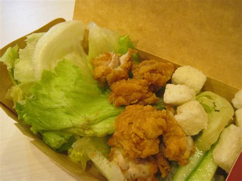 Davao Food: One Plate At a Time: KFC Chicken Salad with Asian Dressing