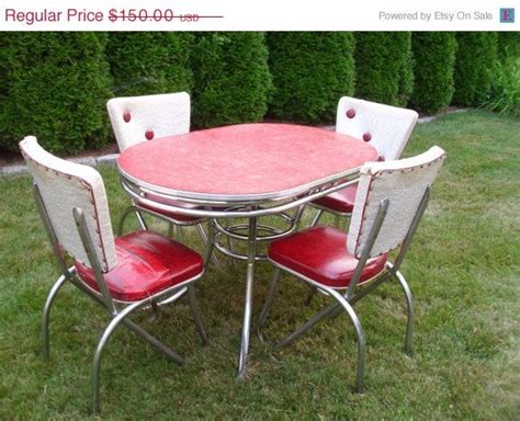 ON SALE Vintage 1950's Kitchen Table & Chairs by 4TheLoveOfVintage, $127.50 | Vintage kitchen ...