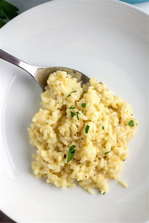 Creamy Parmesan Risotto Recipe • MidgetMomma