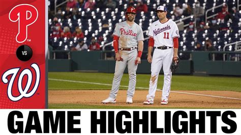 Phillies vs. Nationals Game Highlights (5/11/21) | MLB Highlights - YouTube