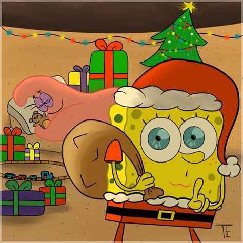 Spongebob Christmas by TornCookie on DeviantArt